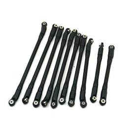 1 10 Rc Aluminum Alloy Steering And Suspension Ball Rod Linkage Set For Rc Axial SCX10 90046 Rock Crawlers