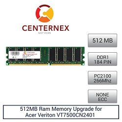 512MB RAM Memory For Acer Veriton VT7500CC1800 PC2100 Nonecc ME.DD266.512 Desktop Memory Upgrade By Us Seller