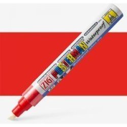 Zig Posterman Chalkboard Pen Broad - Red 6MM Tip