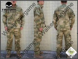 Special Forces A-tacs Fg Camo Bdu Uniform Set Jacket And Pants --- Size Large