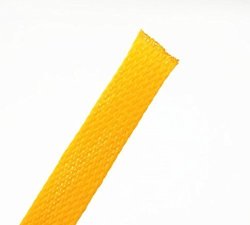 1//2/" X 100/' New Wang-Data PET Black Braided Cable Sleeve 1//2 inch X 100ft