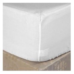 : 100% Cotton Percale Extra Length Fitted Sheet Double Size