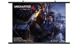 CWS-Media Group Cws Media Group Officially Licensed Uncharted 4 A Thief's End Wall Scroll Poster 32 X 21 Inches