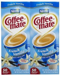Coffee-mate Liquid Creamer Singles - French Vanilla - 50 Ct - 2 Pk