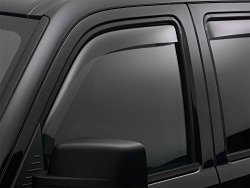 Hot Ride Weathertech Side Window Deflector Front Light Tint - Fits Toyota Prado 4 Doors - 2003 03 WEA105027-HR