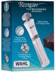 Refresh Flex Rechargeable Massager – Cordless Massager 7 X Attachments For Soothing Comfort At Home Flexible Neck Conforms To All Areas Of The