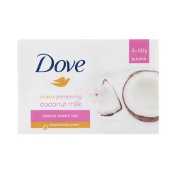 DOVE Coconut Milk Beauty Cream Bar 4X100G