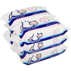 Bennetts Baby Wet Wipes - 6 X 80'S