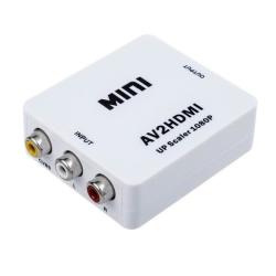 MINI Av Rca To HDMI 1080P Video Converter - By Raz Tech