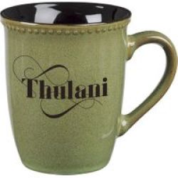 Thulani Be Still Zulu Translation - Sage Green Stoneware Mug