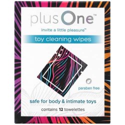 PlusOne Toy Cleaning Wipes 12 Towelettes