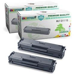 Inkuten 2 Pack Compatible Samsung MLT-D111S MLTD111S Black Laser Toner Cartridge For Samsung Xpress SL-M2020W SL-M2022 SL-M2022W M2070 SL-M2070FW SL-M2070W Printers