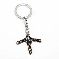 Value-smart-toys - Game Bloodborne Keychain Limited Edition Metal Pendant Key Ring Rape Chain Cross For Men Chaveiro Llaveros Jewelry