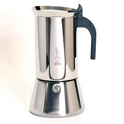 Bialetti Venus Stainless Steel Stovetop Espresso Maker Moka Pot - 6 Cup 180ML Yield