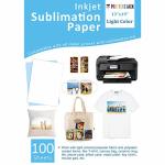 100 Sheets Image Transfer Paper Compatible w/Inkjet Printers WYZworks Sublimation Paper 13x19 