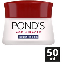 Pond's Age Miracle Anti Wrinkle Night Face Cream Moisturizer 50ML