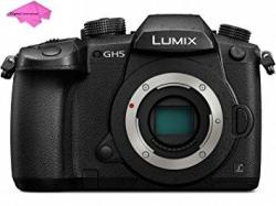 Panasonic Lumix GH5 Body 4K Mirrorless Camera 20.3 Megapixels Dual I.s. 2.0 4K 422 10-BIT Full Size HDMI Out 3 Inch Touch Lcd DC-GH5KBODY Usa Black