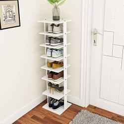 Tangkula Wooden Shoes Racks Entryway Shoes Storage Stand 