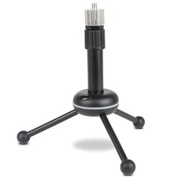 Cyber Acoustics Foldable 5 16" Tripod Desktop Stand With 1 4" Adapter For Microphone CMA-24