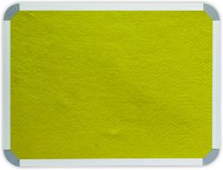 Parrot Info Board Aluminium Frame 1500 900MM Yellow