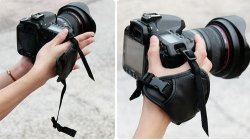 Universal Triangle Leather Dslr slr Camera Hand Grip