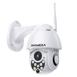 Inqmega Ptz Camera Outdoor 1080P Wifi Security Ip Camera Pan Tilt Dome Camera Motion Alerts 50FT Night Vision Waterproof IP66 Surveillance Ip Camera With