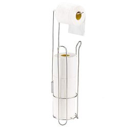 Stainless Steel Free Standing Toilet Paper Holder Towel Rack For Bathroom Kitchen Shipping From Usa