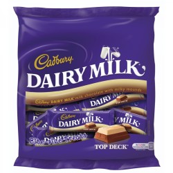 Cadbury Dairy Milk Top Deck Mini Chocolate Bag 145g Prices Shop Deals Online Pricecheck