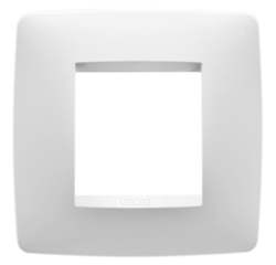 International 3X3 One Cover Plate 2 Gang White