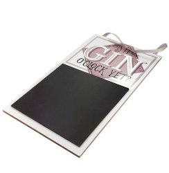 Gin Tribe Collective Homeware - Hanging Gin Chalkboard - Gin O' Clock