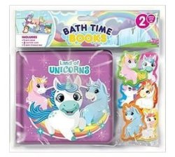 Unicorns Bath Time Book