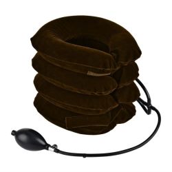Cervical Traction Neck Pain Relief Device - Brown