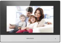 Hikvision 7 Inch Touch Screen Indoor Video Intercom System - Black Wi-fi