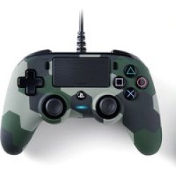 Nacon Wired Compact Controller For PS4 Camo Green