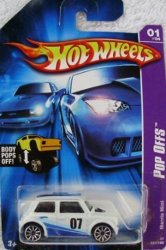 Morris MINI Cooper Pop Offs Series 1 2007-37 Mattel Hot Wheels 1:64 Scale Collectible Die Cast Car