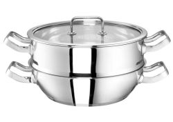 Braising Pot pan Plus Steamer And Lid: Oven Safe Conia 28CM 6.4L