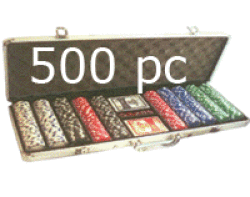 Poker Chip Set - 500pc 11gr In Aluminium Case Single