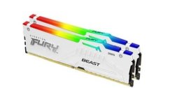 Kingston F552C36BWEAK2-32 Fury Beast Rgb 32GB 2X16GB DDR5-5200 CL36 Kit - White