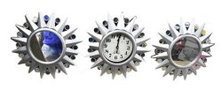 Silver Clock Of 3'S Set 1377010 - Classic