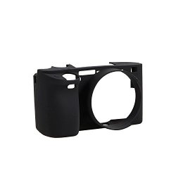 Mekingstudio Black Armor Skin Silicone Cover Camera Protector Case For Sony A6300 Camera