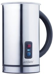 Aerolatte Compact Automatic Hot Or Cold Milk Frother And Cappuccino Foam Maker Stainless Steel 11.5-OUNCE