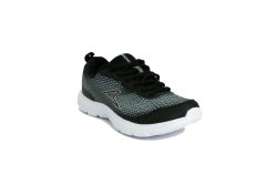 Power Mens Running Shoes in Black & Grey
