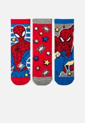 Spiderman 3 Pack Anklet Socks - Red & Blue