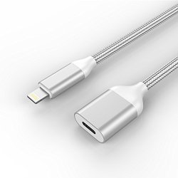 VTEK Lightning Extension Cable  1M Lightning 8 Pin Extender Cord Dock  Male To Female Cable For Data audio video Passthrough For Iphone 5 5S 6 6S  7 8 X Ipad Prices | Shop Deals Online | PriceCheck