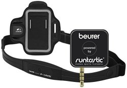 Beurer Runtastic PM200 Plus Heart Rate And Gps Runner's Kit For Smartphones - Black 2.8 X 2.8 X 1.0 Cm