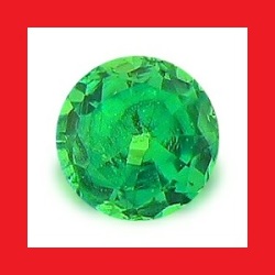 Tsavorite - Rich Emerald Green Round Cut - 0.05cts