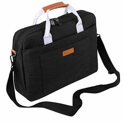 Laptop Shoulder Bag With Trolley Luggage Strap Shock Absorbant Bubble Padding
