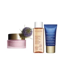 Clarins Multi-active Day 50ML Plus 15ML Micellar Water And 15ML Night