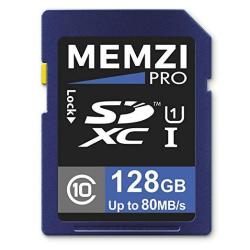 Memzi Pro 128GB Class 10 80MB S Sdxc Memory Card For Sony Handycam Hdr-cx Series Digital Camcorders