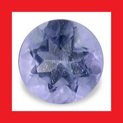 Iolite - Fine Blue Violet Round Cut - 0.10CTS
